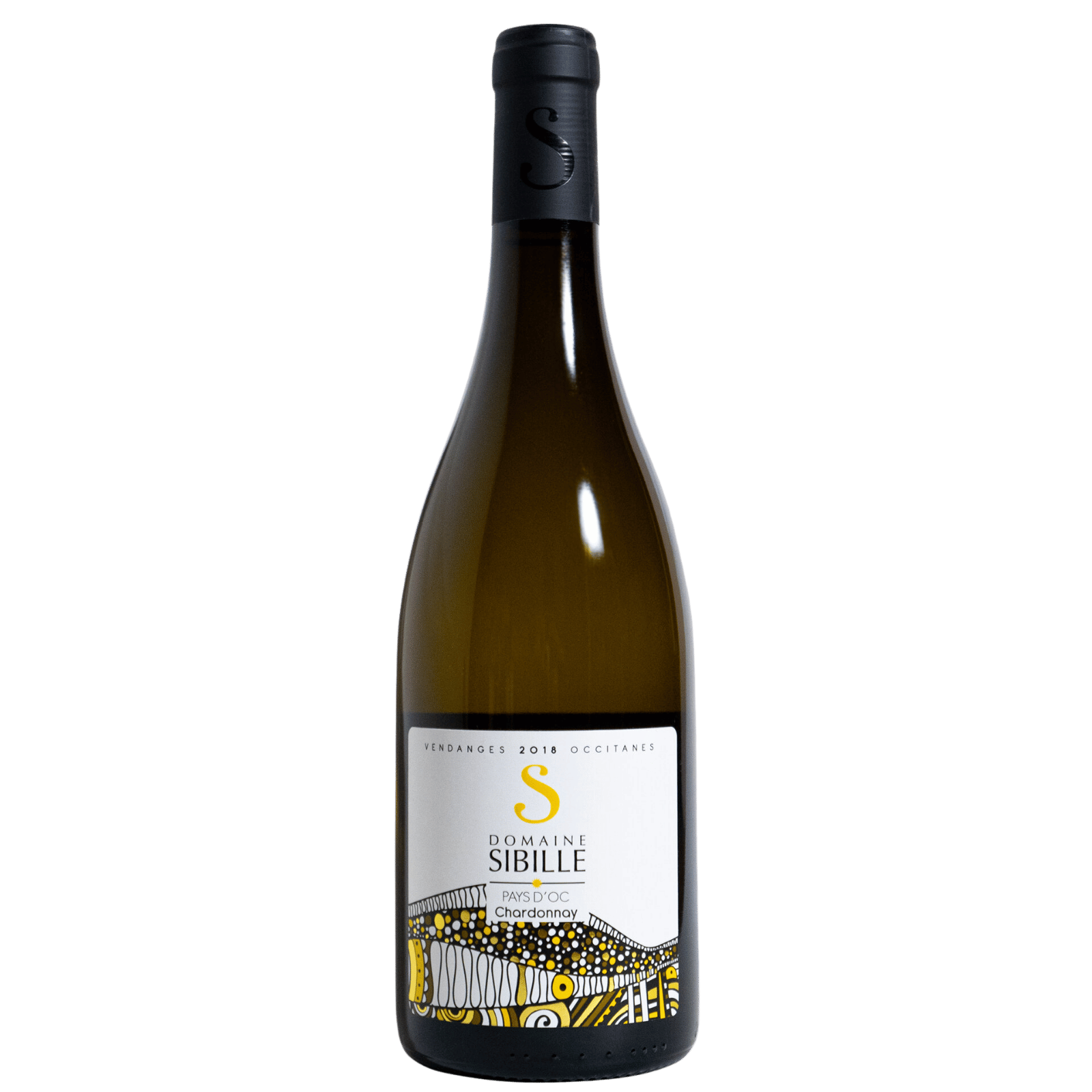 Chardonnay Pays d'Oc 2024, Domaine Sibille, Flasche