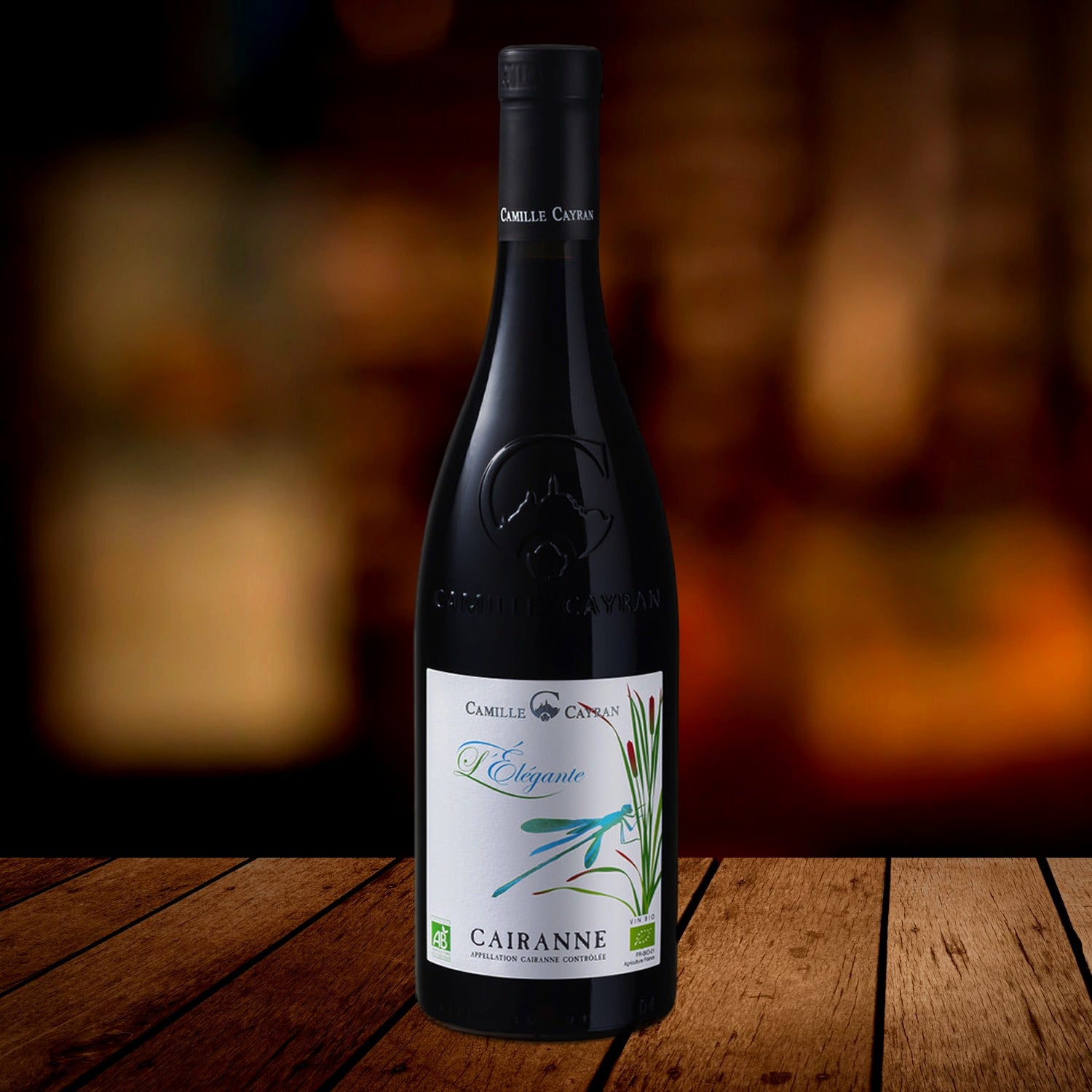 L'Élégante Cairanne 2023 Bio, Cave de Cairanne, serviert, Szene