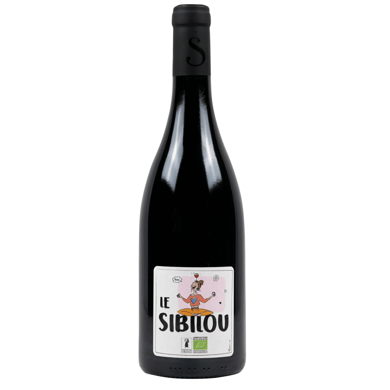 Le Sibilou, Merlot 2021 Pays d'Oc, Flasche