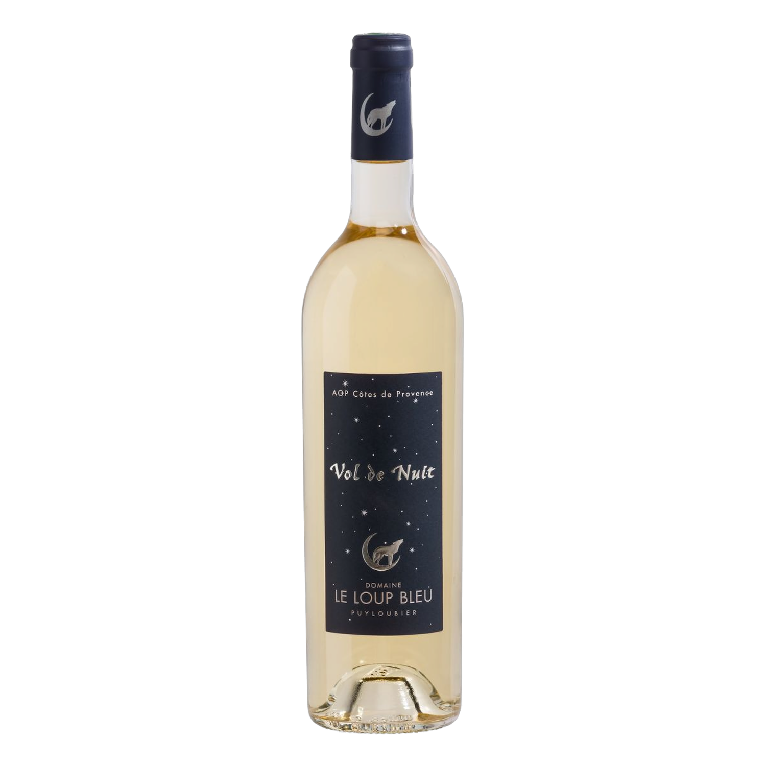 Vol de Nuit Côtes de Provence Blanc Bio, Domaine le Loup Bleu, Flasche