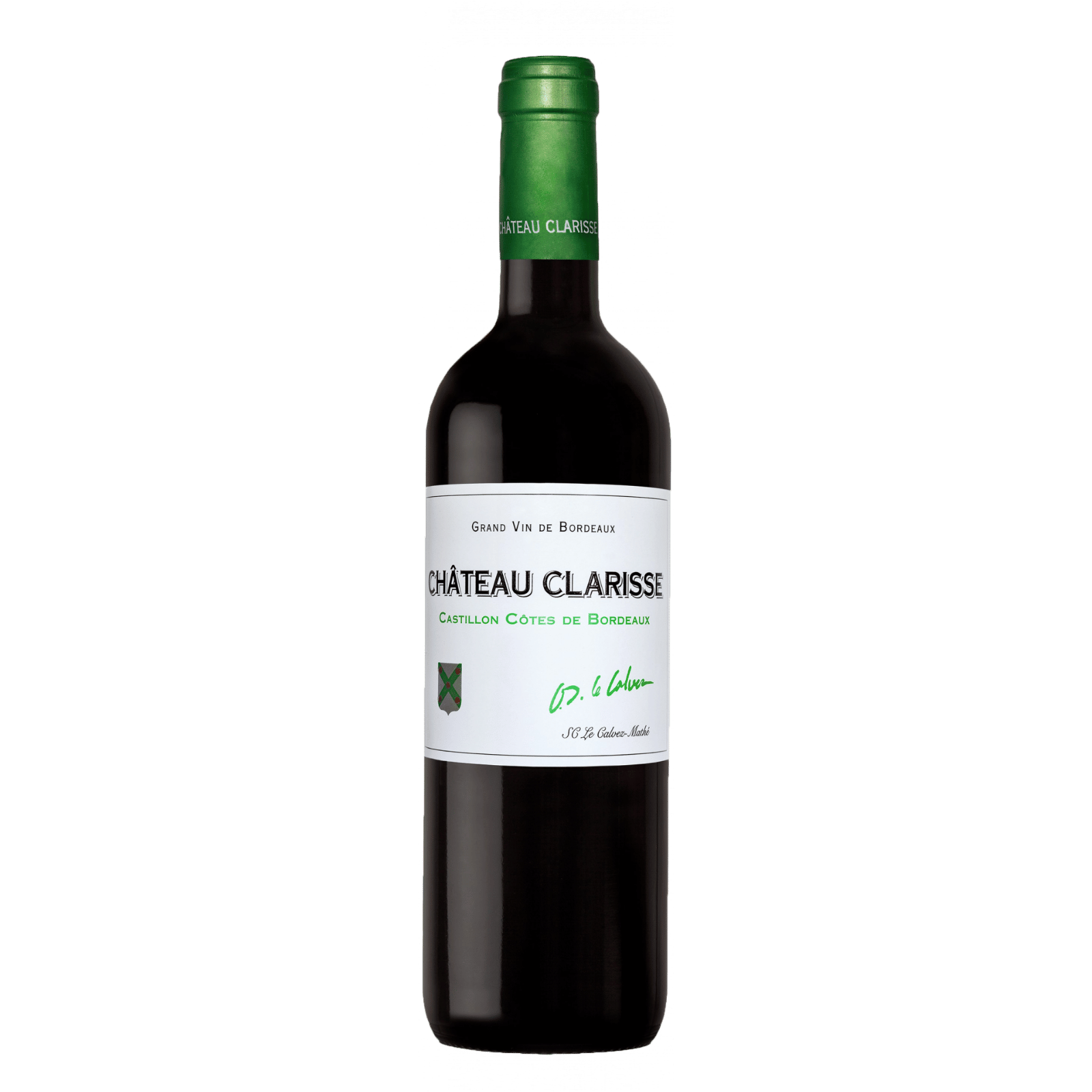 Castillon Côtes de Bordeaux 2019, Château Clarisse Bio, Flasche