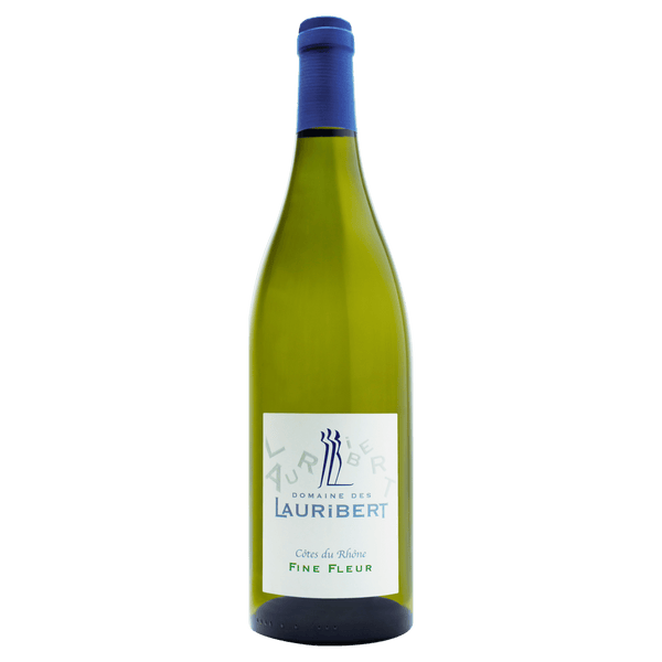Fine Fleur Côtes-du-Rhône Blanc 2025 Flasche, Domaine des Lauribert Weißwein