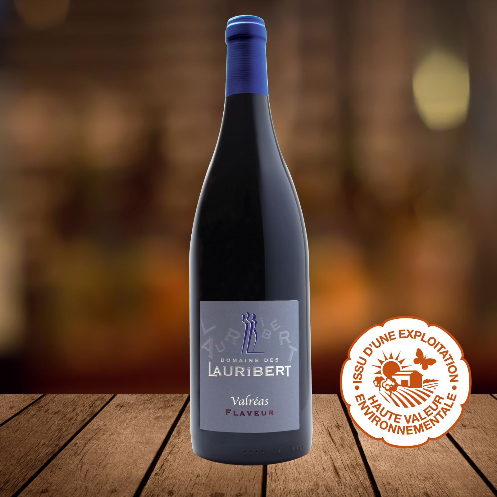 Flaveur Valréas Rouge 2024, Rotwein aus Valréas, Domaine des Lauribert