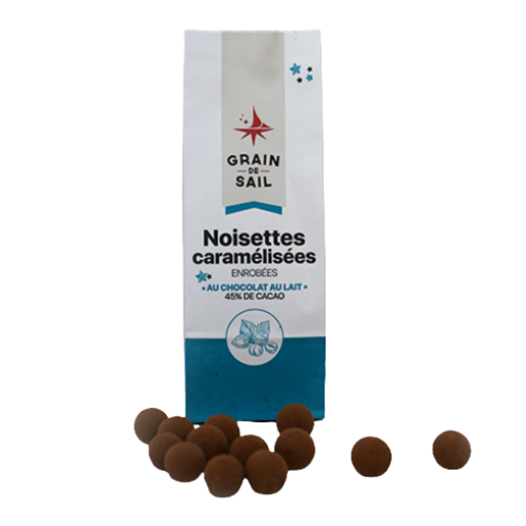 Bio Knusperhaselnüsse in Milchschokolade 100g