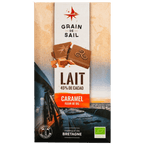 Grain de Sail Bio Milchschokolade Karamell Fleur de Sel Tafel 100g