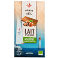 Grain de Sail Bio Milchschokolade geroestete Haselnuesse Fleur de Sel Tafel 100g