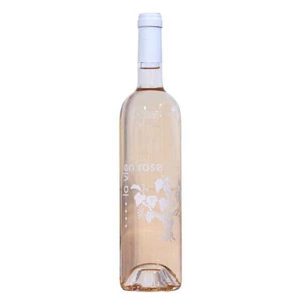 La Vie en Rose 2025, Côtes du Rhône Rosé, Pellegrine, Flasche