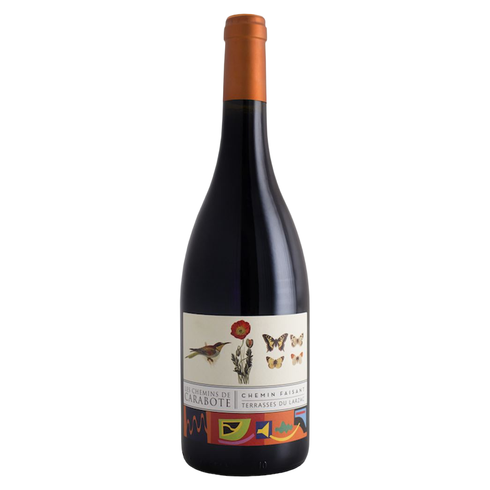 Le Chemin Faisant Terrasses du Larzac Rouge 2022, Flasche