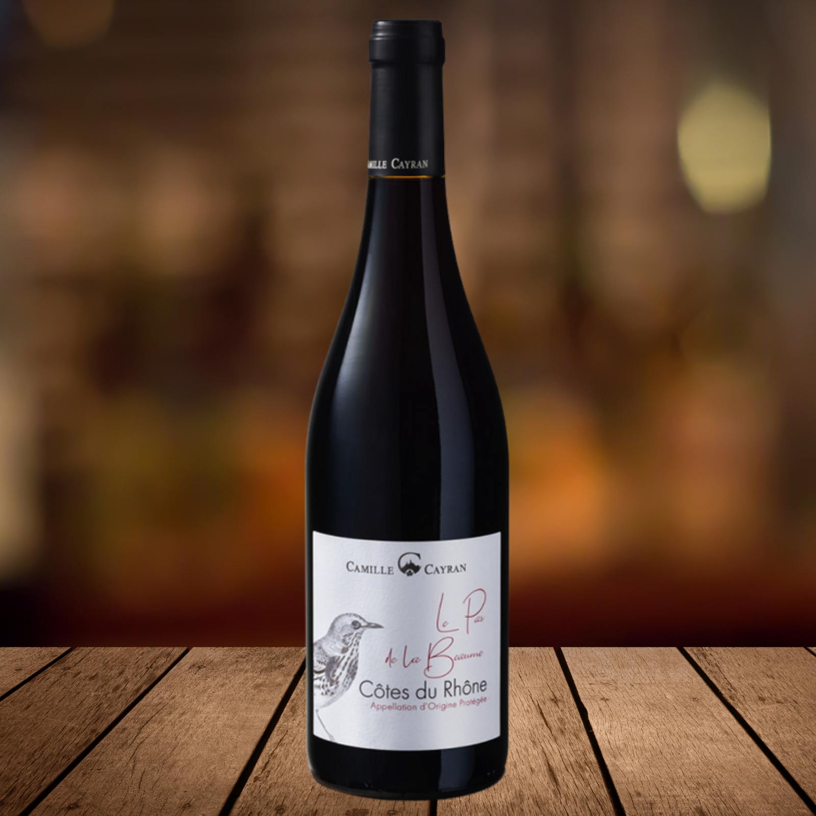 Le Pas de la Beaume Côtes-du-Rhône Rouge 0,75l, Produktfoto