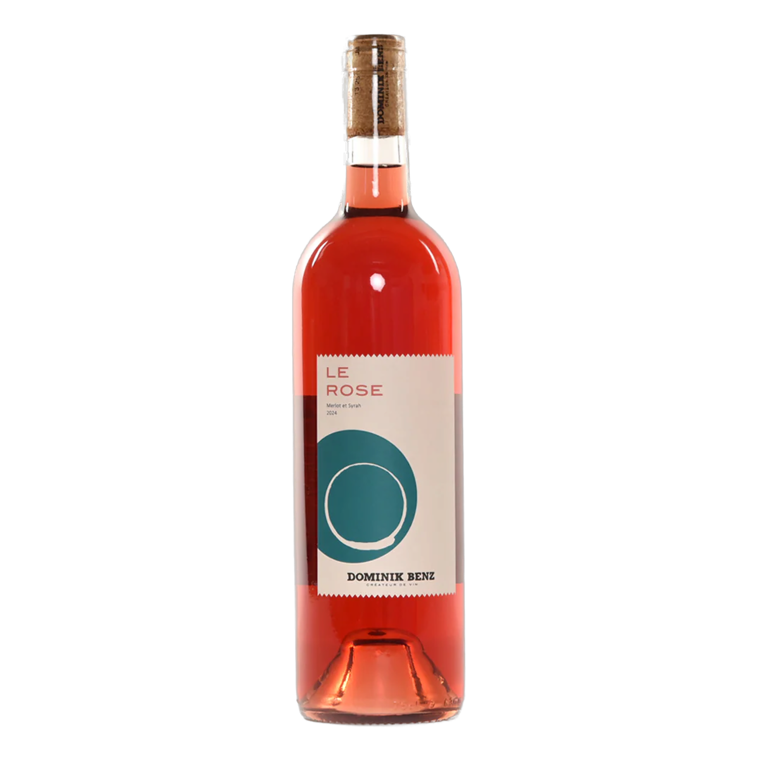 Dominik Benz Le Rosé 2024 Merlot Syrah Bio Rosé, Flasche