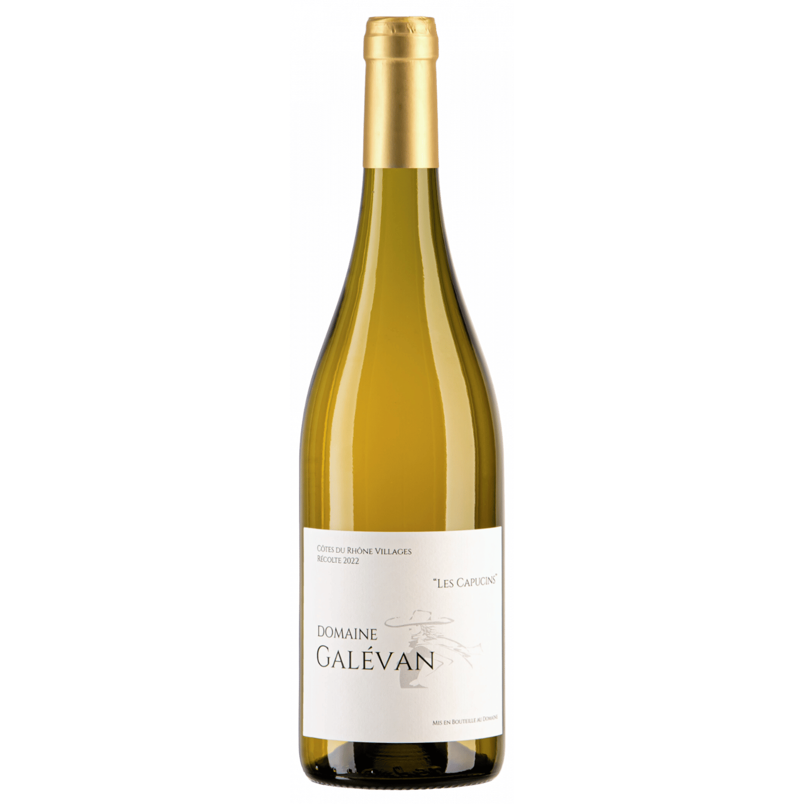 Les Capucins, Côtes du Rhône Villages Blanc 2022, Flasche