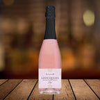 Leucquois Rosé, Méthode Traditionelle, serviert, Szene