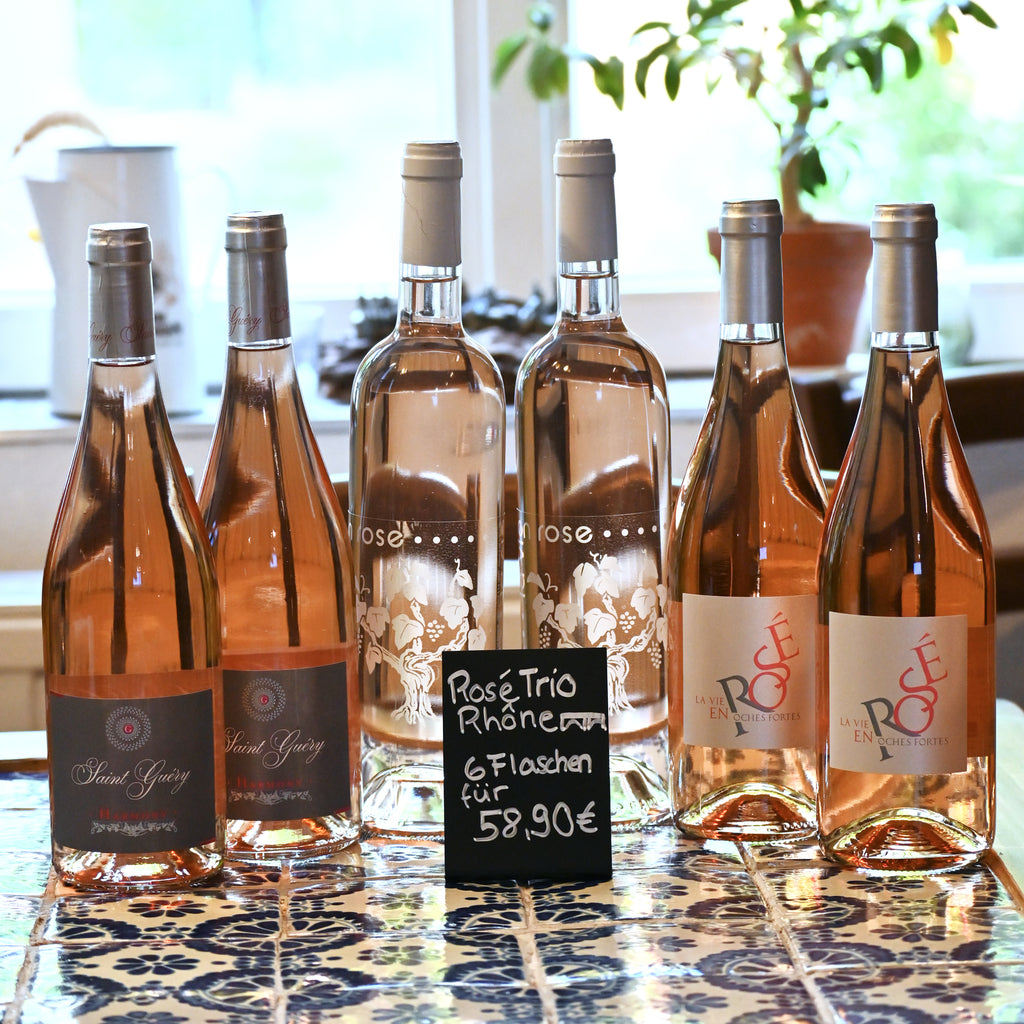 Rosé Trio Rhône: La Vie en Rose, La Vie en Rosé und Harmony