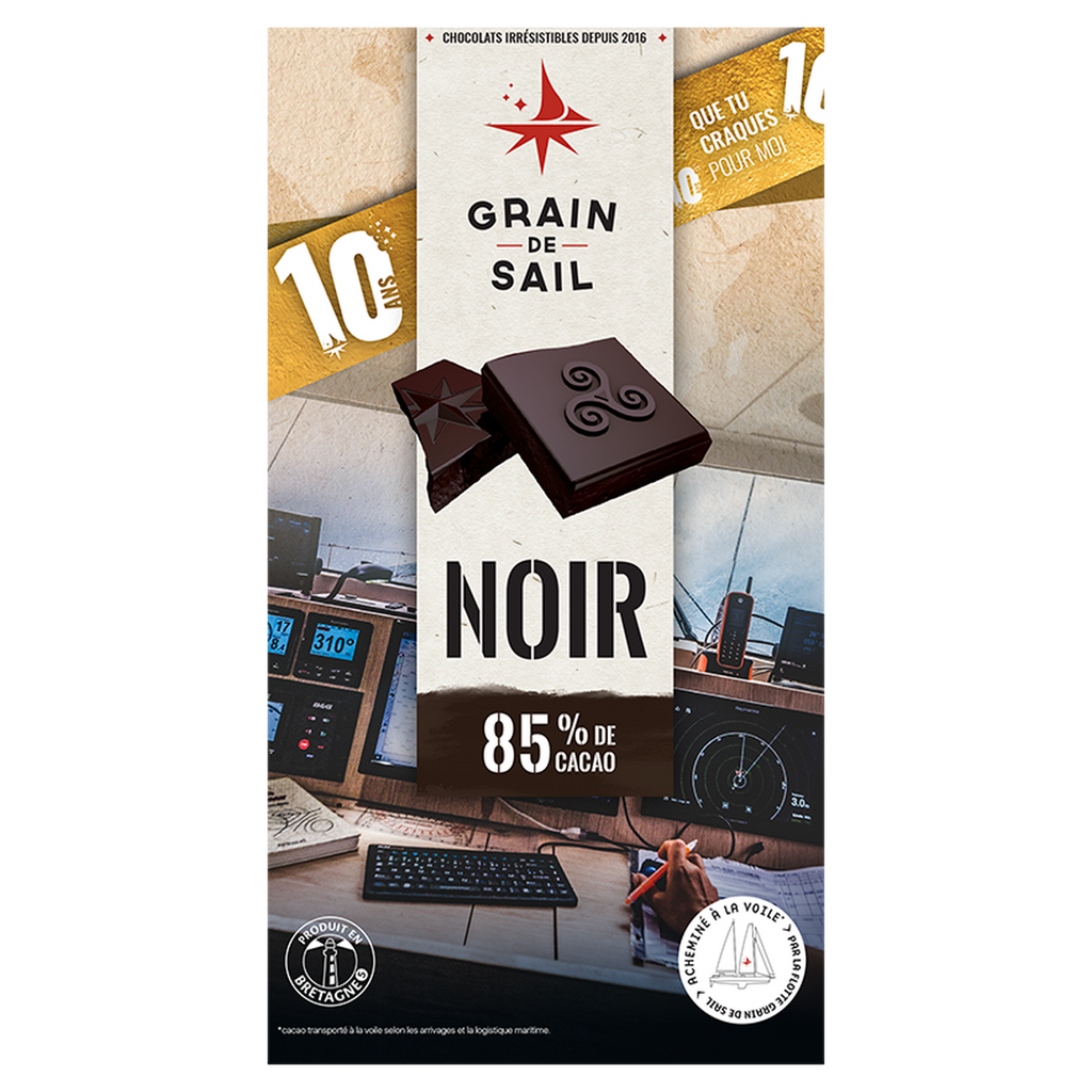 Grain de Sail Bio Zartbitterschokolade 85 Prozent Kakao Tafel 100g