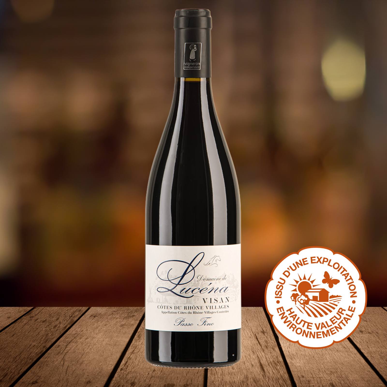 Passo Fino, Visan Rouge 2021, serviert, Szene