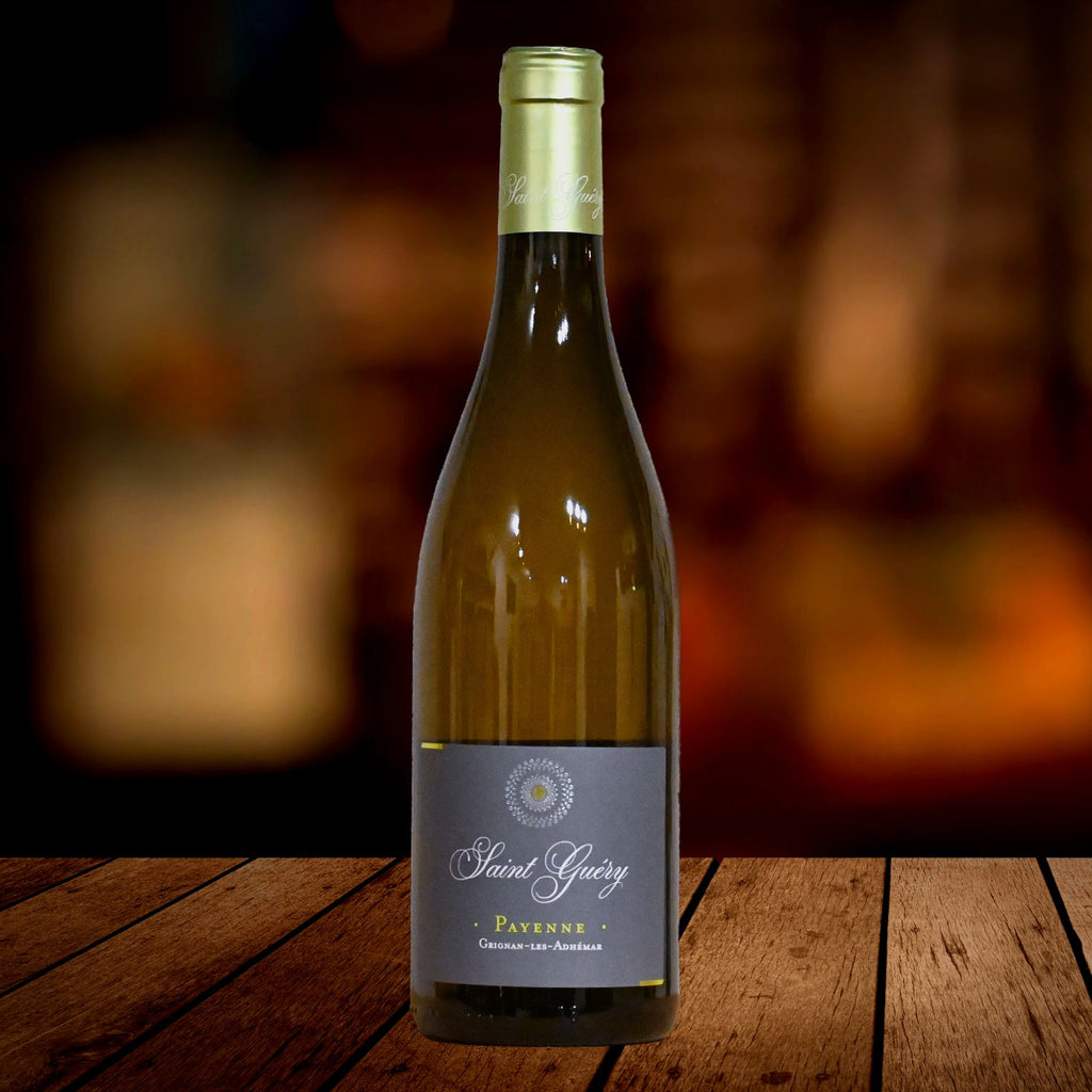 Payenne Grignan-les-Adhémar Blanc 2025 Bio, Domaine Saint Guéry, serviert, Szene