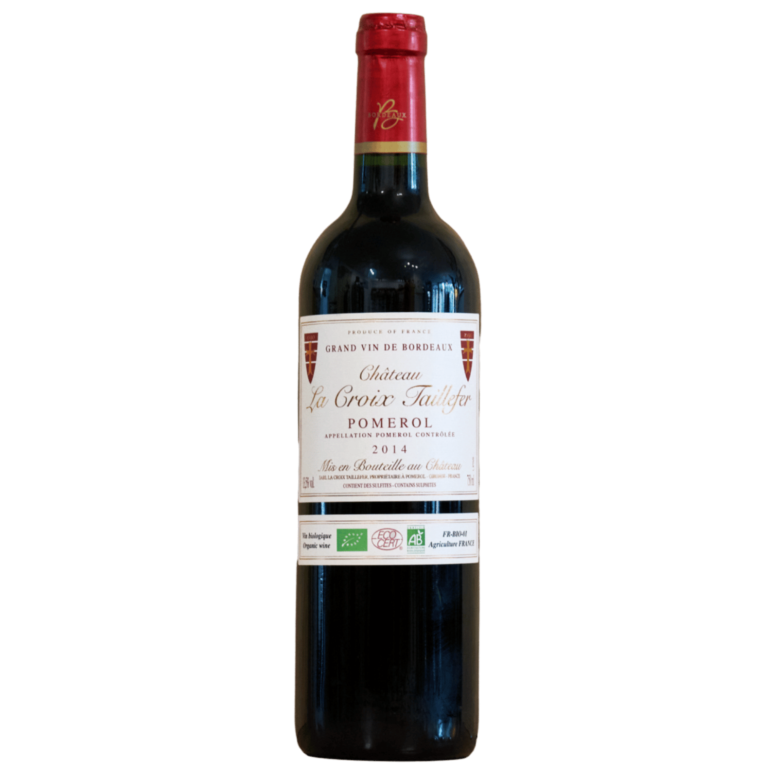 Château La Croix Taillefer, Pomerol 2019, Flasche