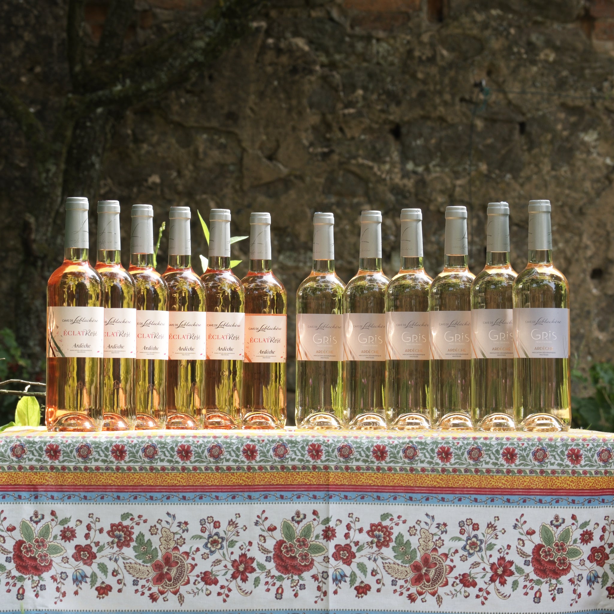 Rosépaket Ardèche, 6 Gris Trias und 6 Éclat