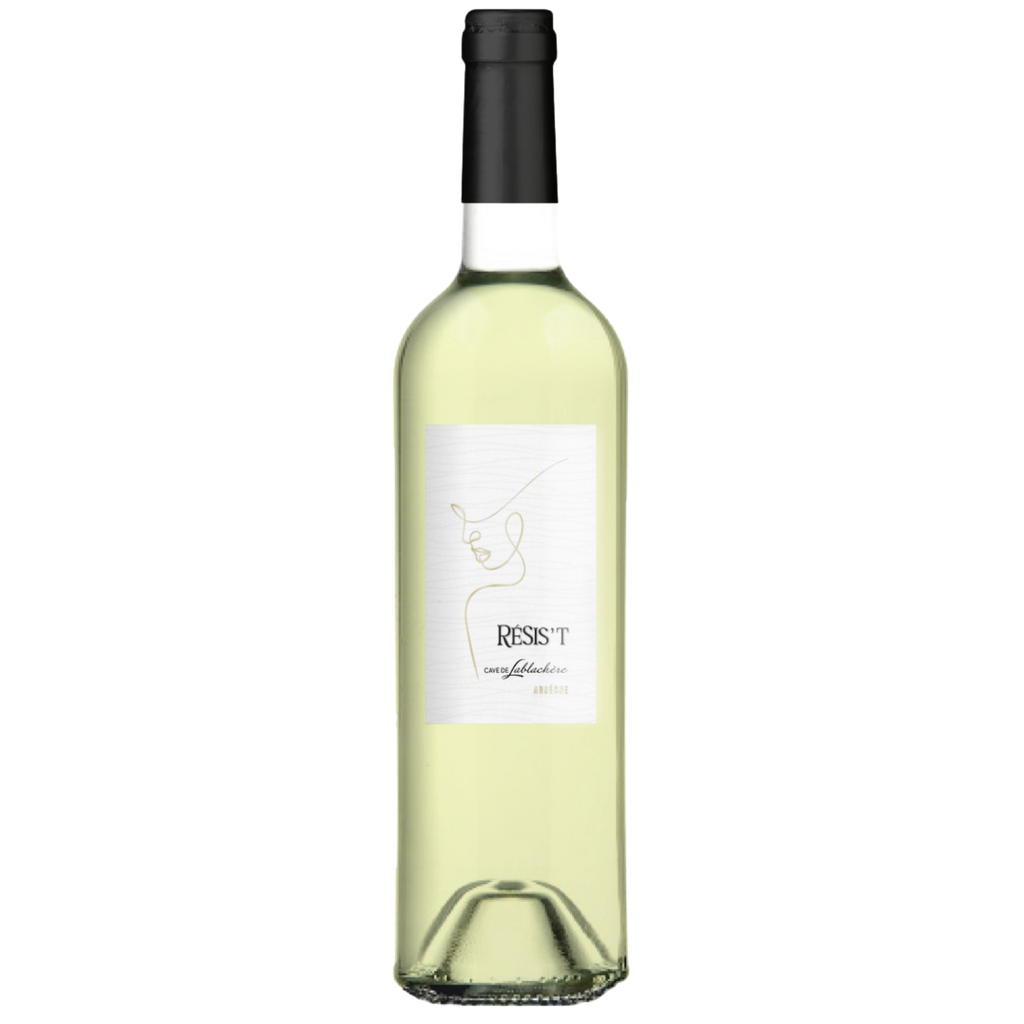 Résis't Weißwein halbtrocken 2025, Cave de Lablachère, Flasche