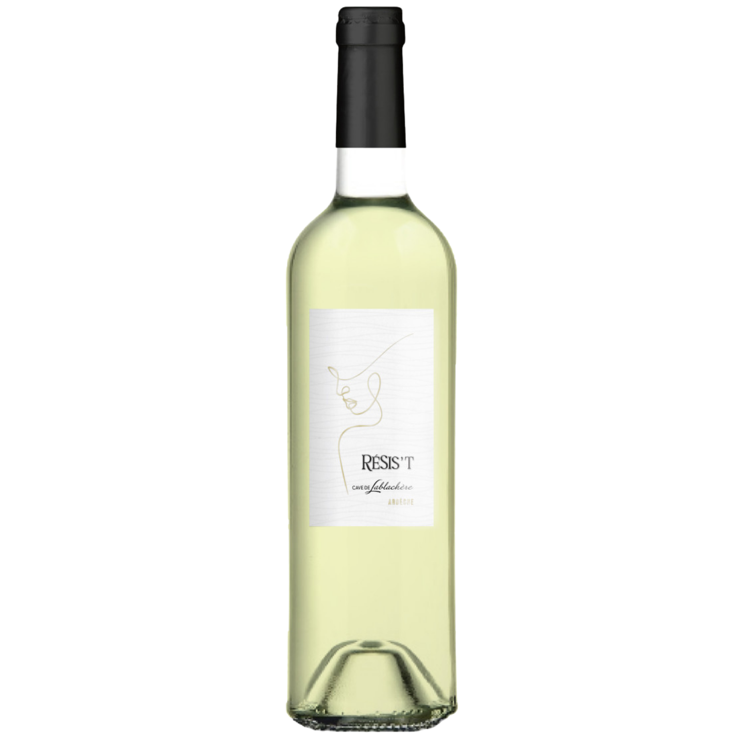 Résis't Weißwein halbtrocken 2025, Cave de Lablachère, Flasche