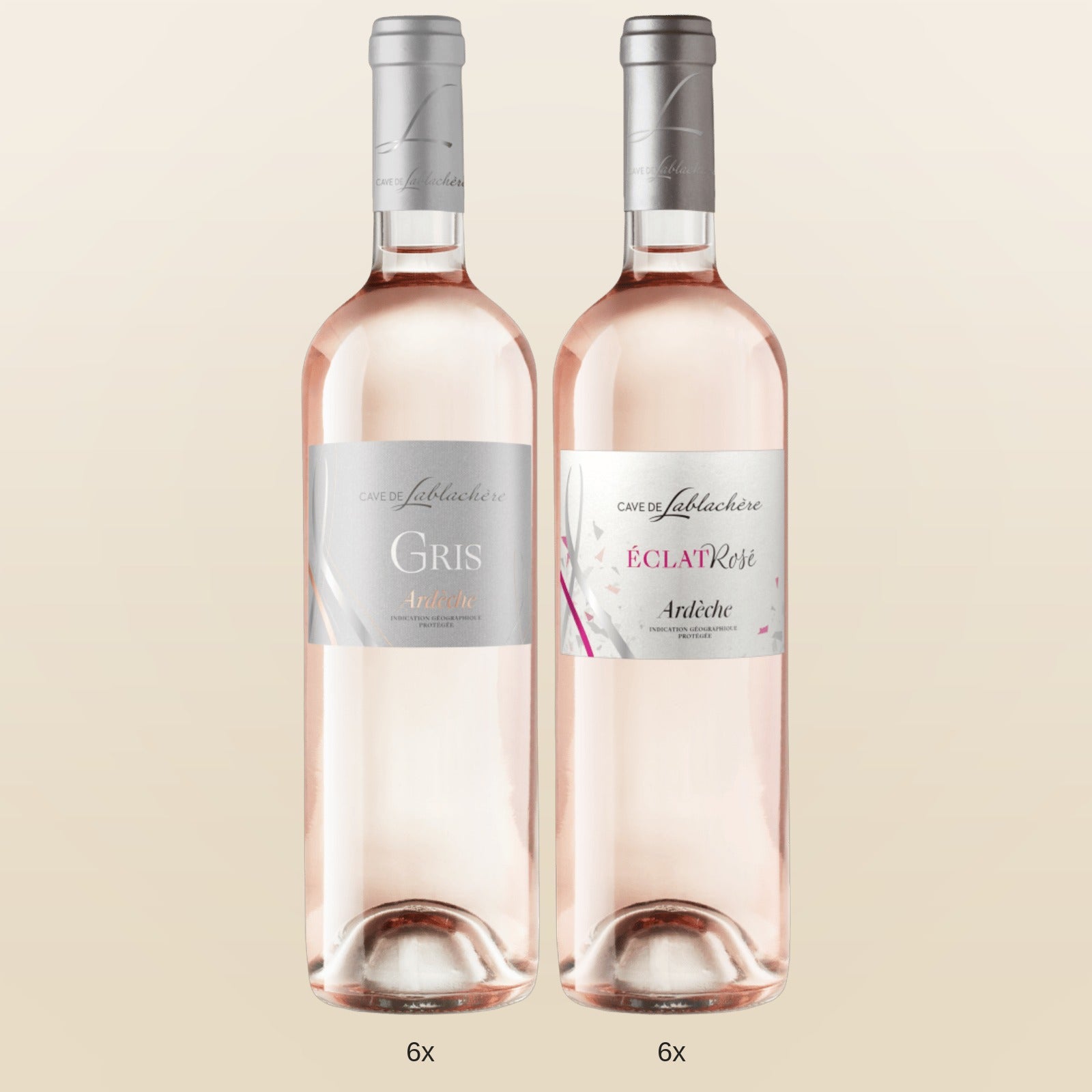 Rosépaket Ardèche, Gris Trias und Éclat