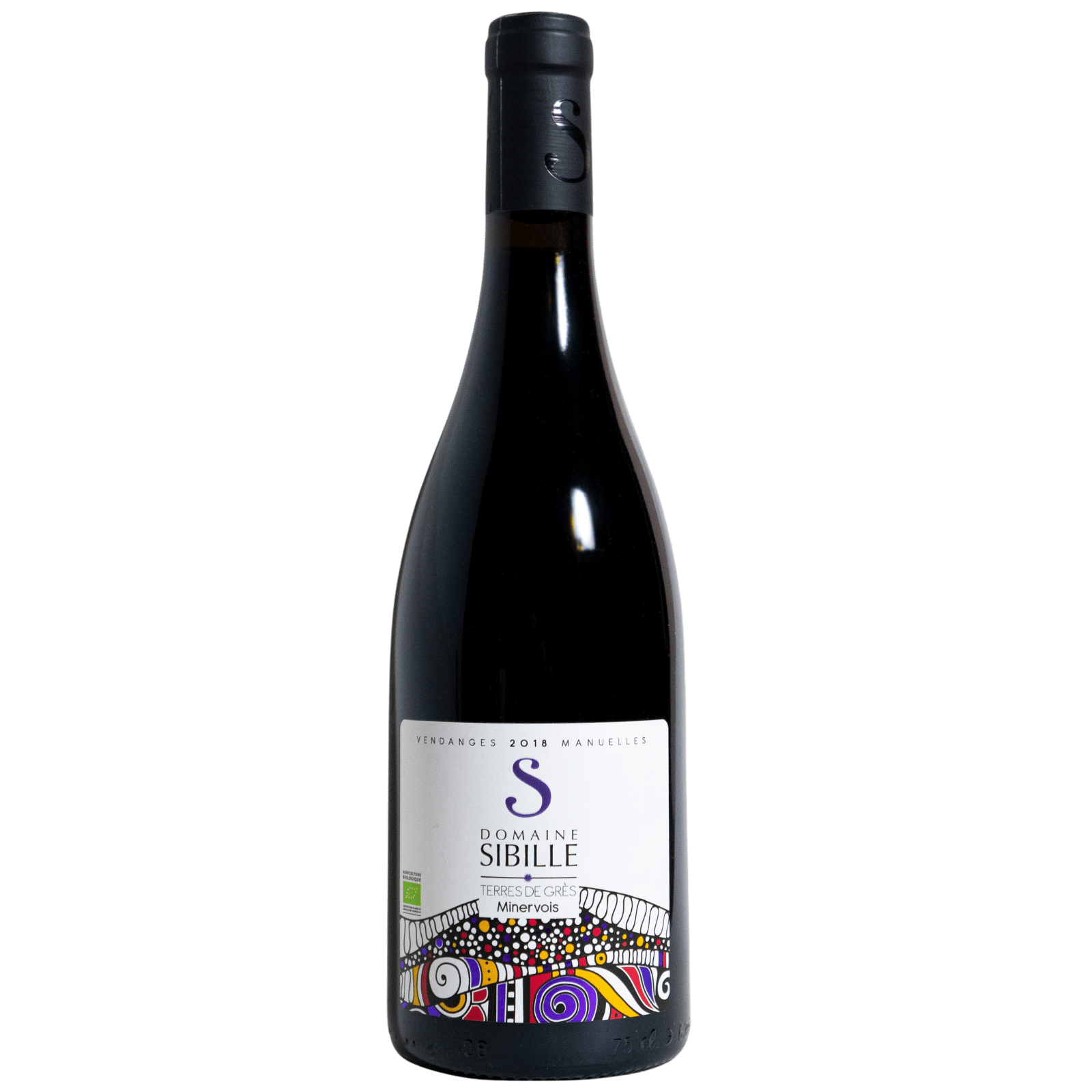 Terres de Grès, Rotwein Minervois 2021, Flasche