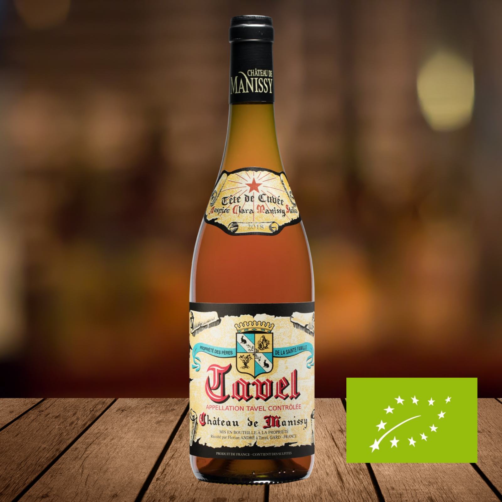 Tête de Cuvée Tavel Rosé 2023, serviert, Szene