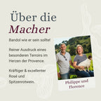 Château Croix d'Allons, Infotafel Über die Macher