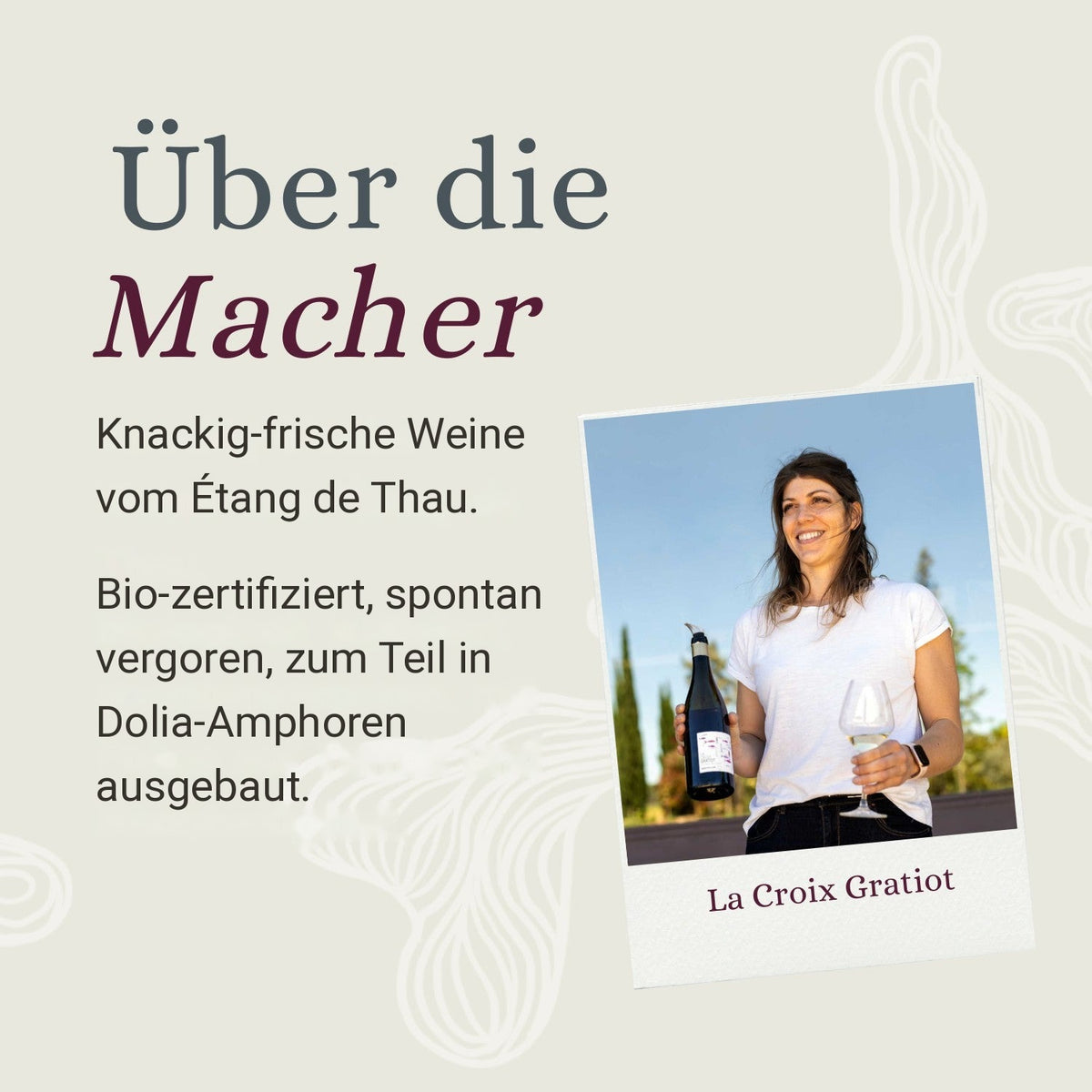 La Croix Gratiot, Infotafel Über die Macher