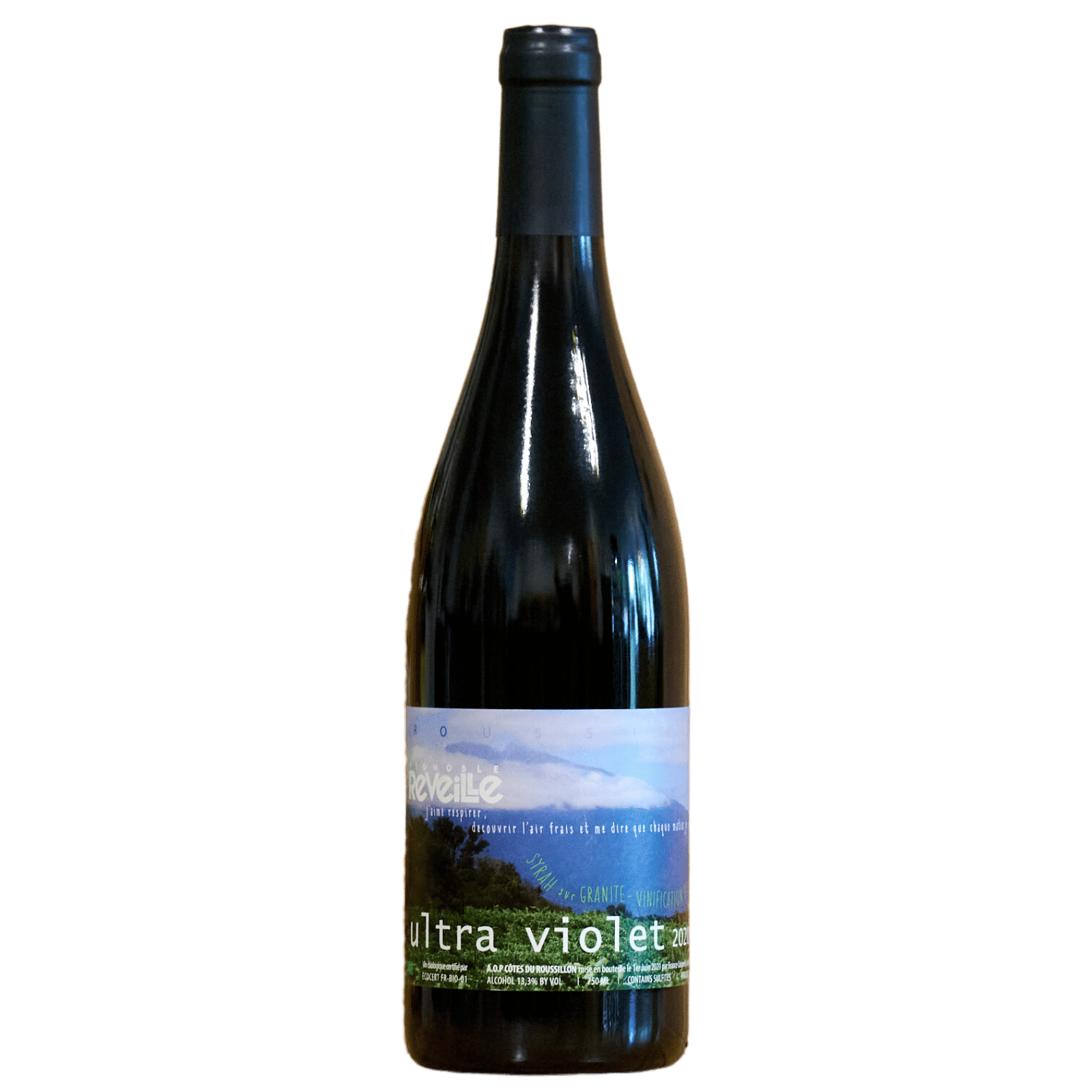 Ultra Violet, Syrah, Côtes du Roussillon 2020, Flasche