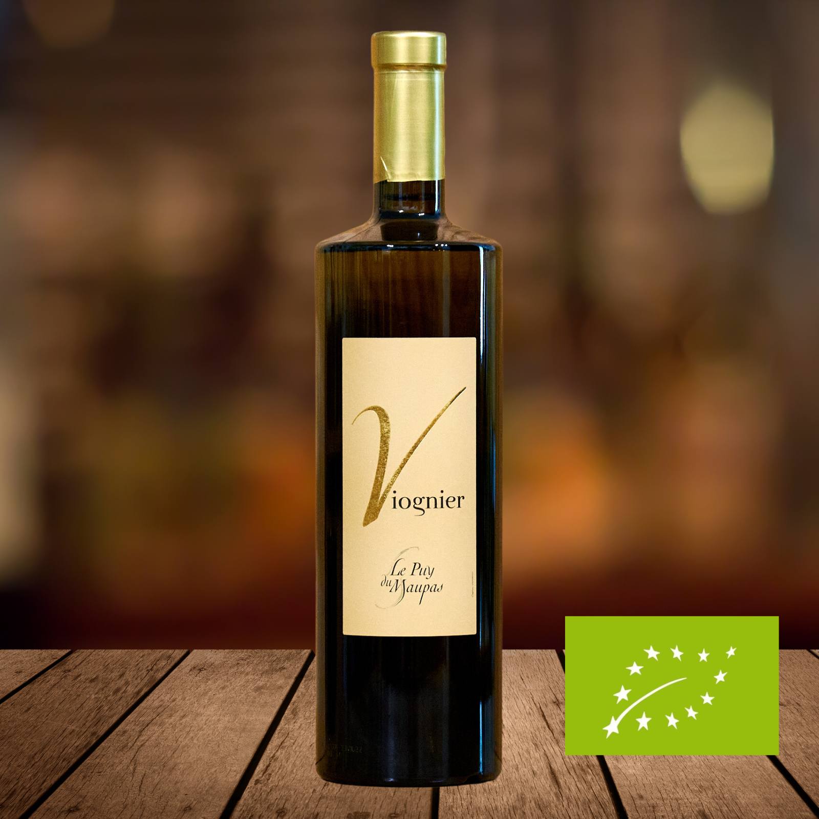 Viognier, Vin de France Blanc 2022, serviert, Szene