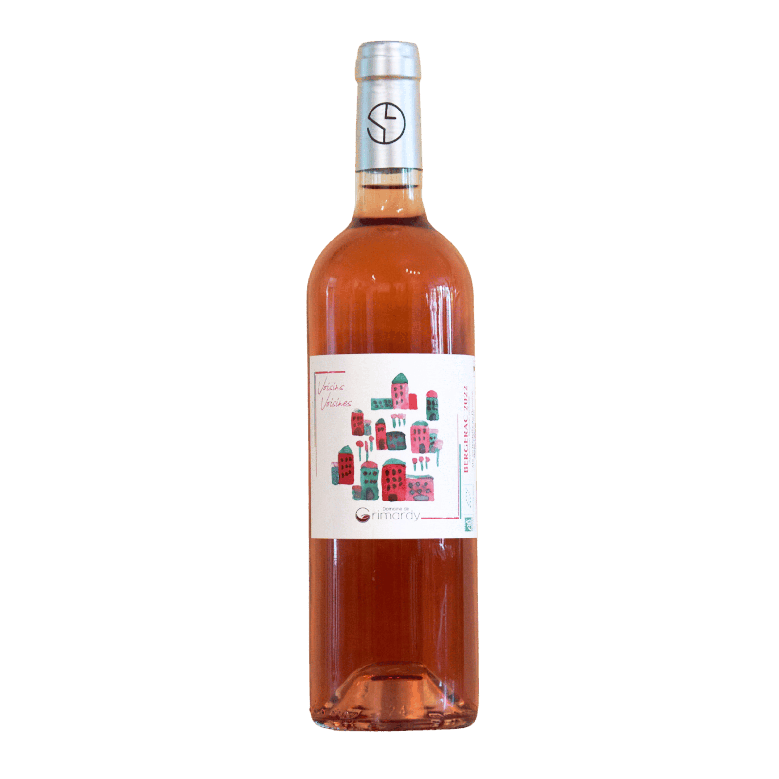 Voisins Voisines, Bergerac Rosé 2024, Flasche
