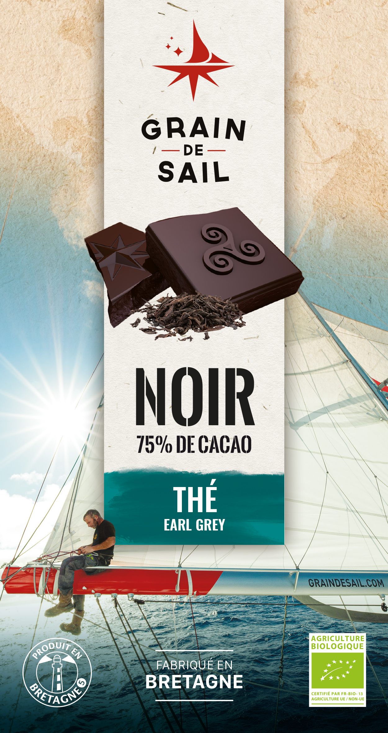 Schokolade Noir Thé Earl Grey