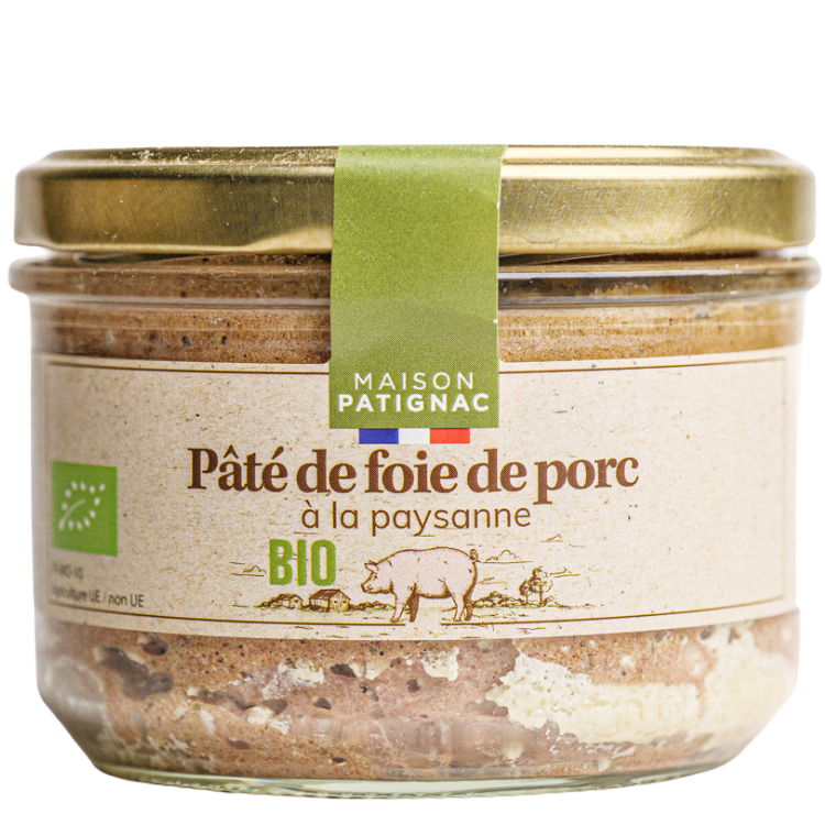 Pate de campagne Basilic- Bio - 180g