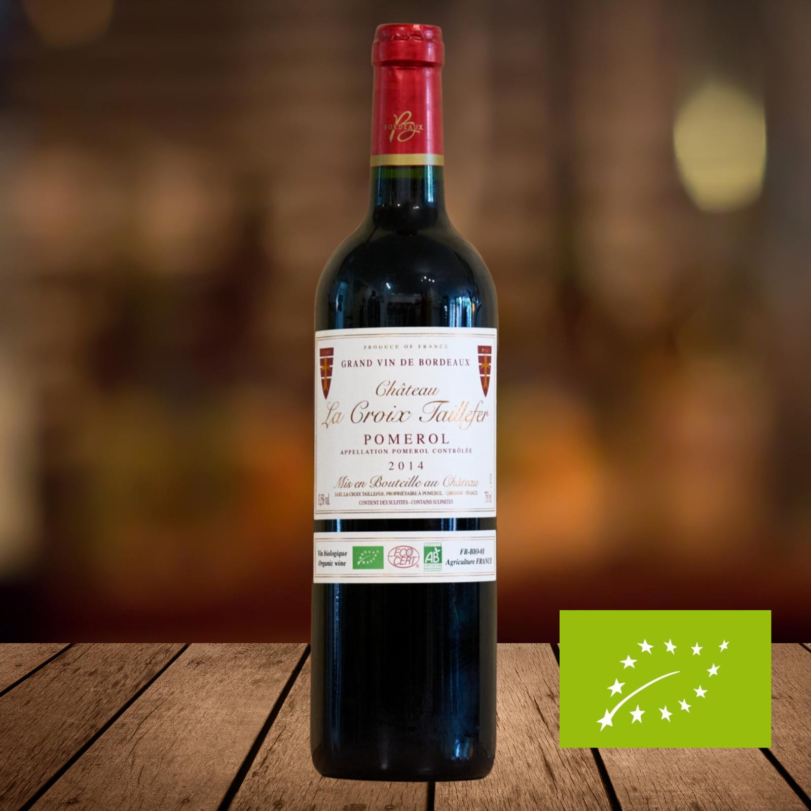 Château La Croix Taillefer - Pomerol 2014 - Bio